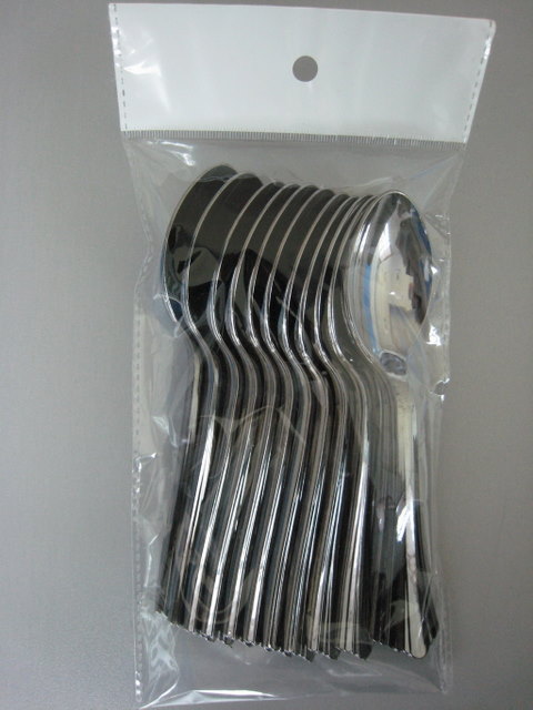 Silver dark spoons