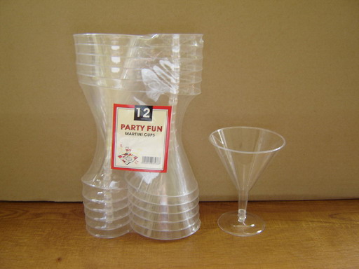 Martini cup shrink + label